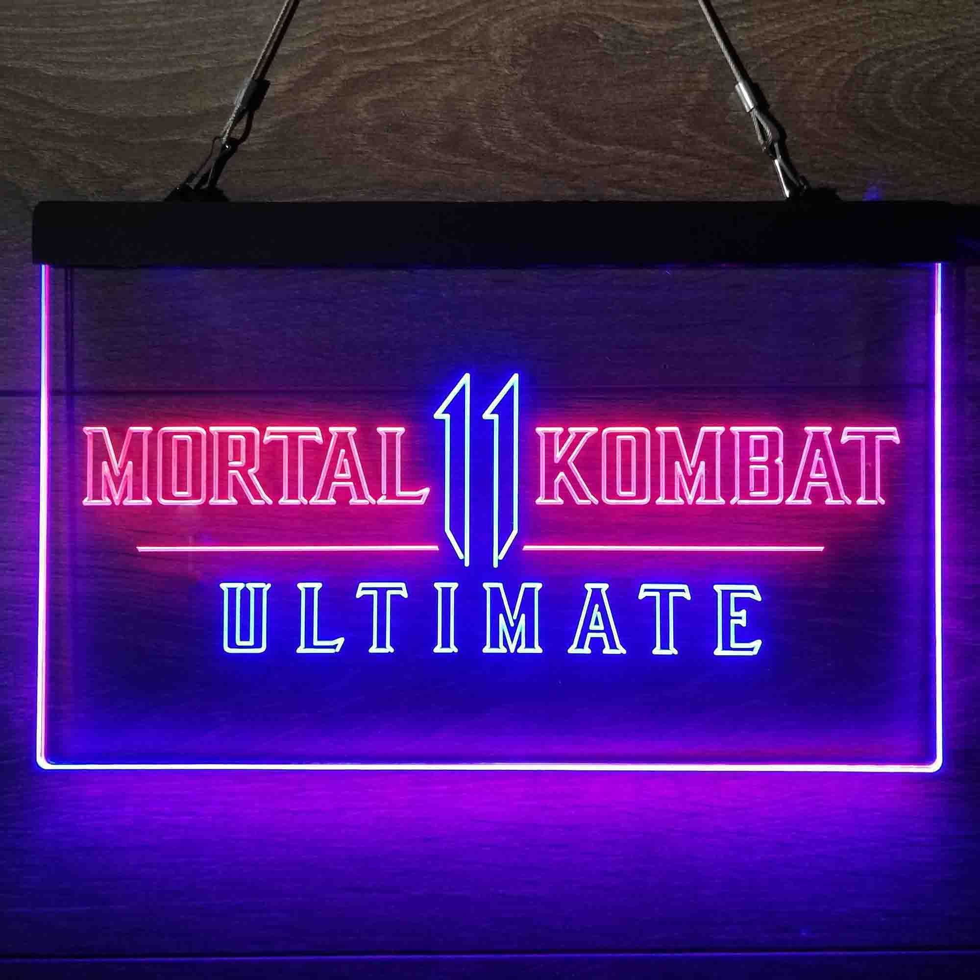 Mortal Kombat II Dual LED Neon Light Sign